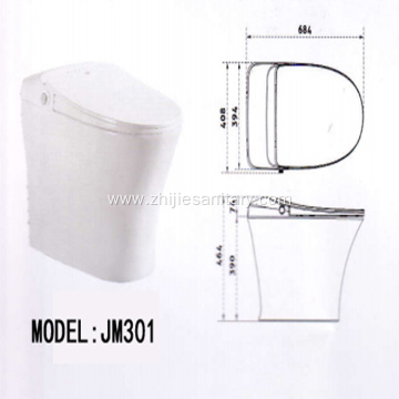 smart toilet one piece bidge toilet